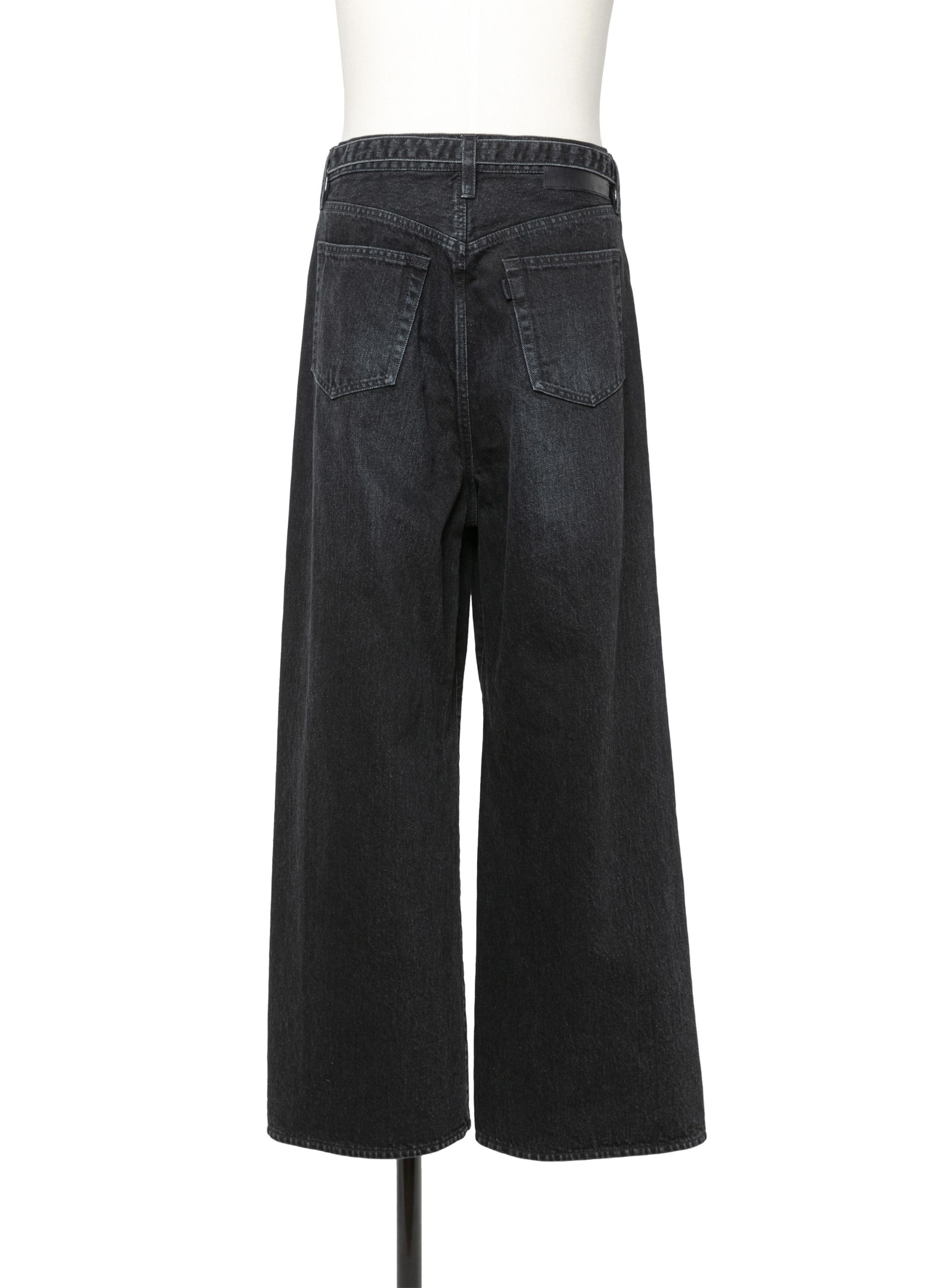 Wide Denim Pants - 3