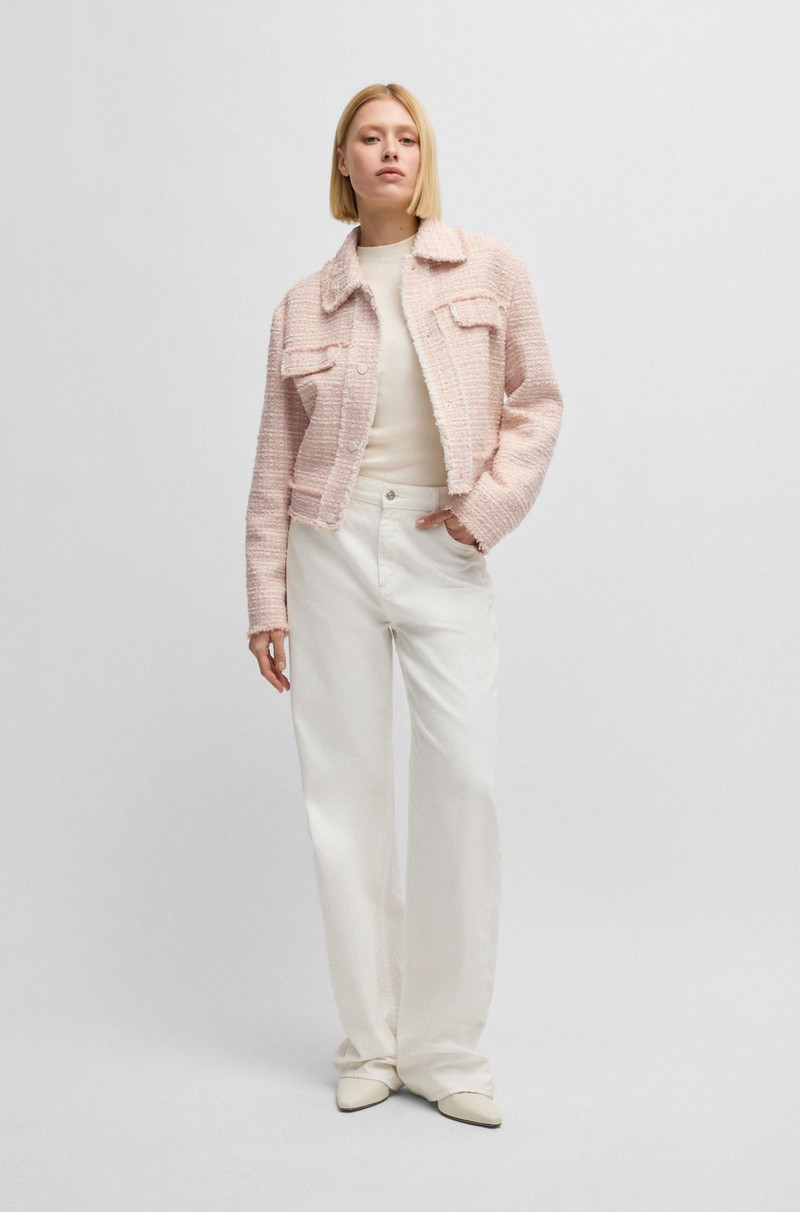 BOSS REGULAR-FIT TWEED JACKET outlook
