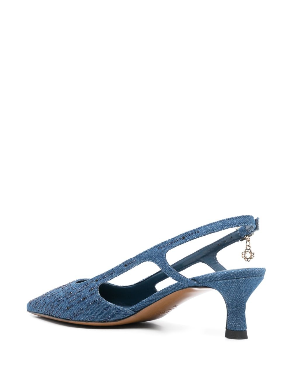 50mm crystal-embellished pumps - 3