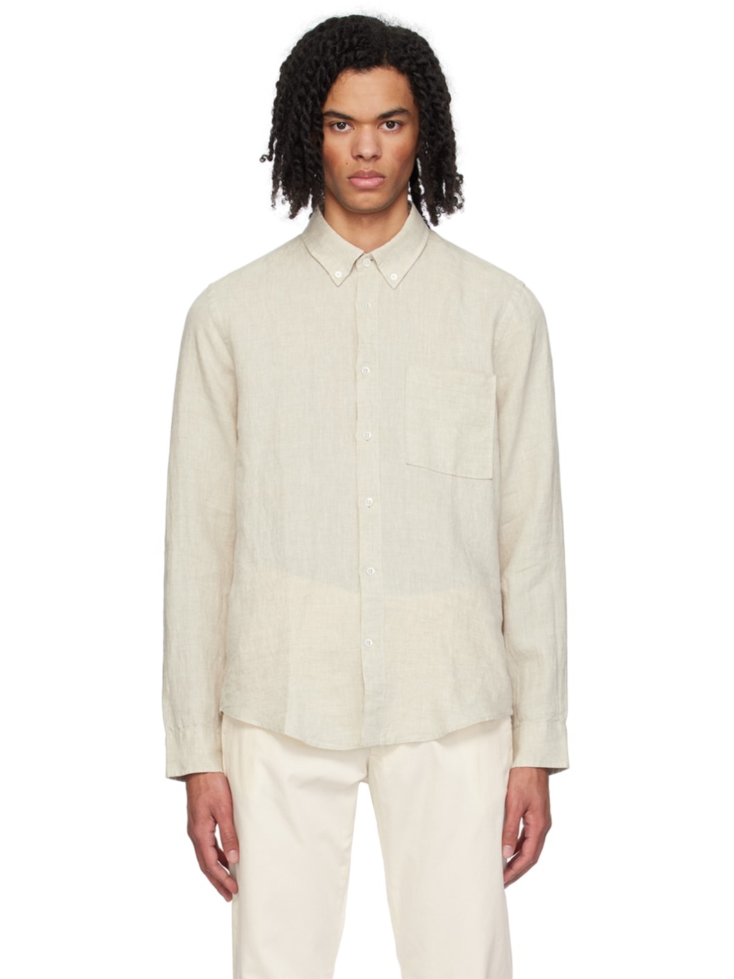 Beige Arne 5706 Shirt - 1