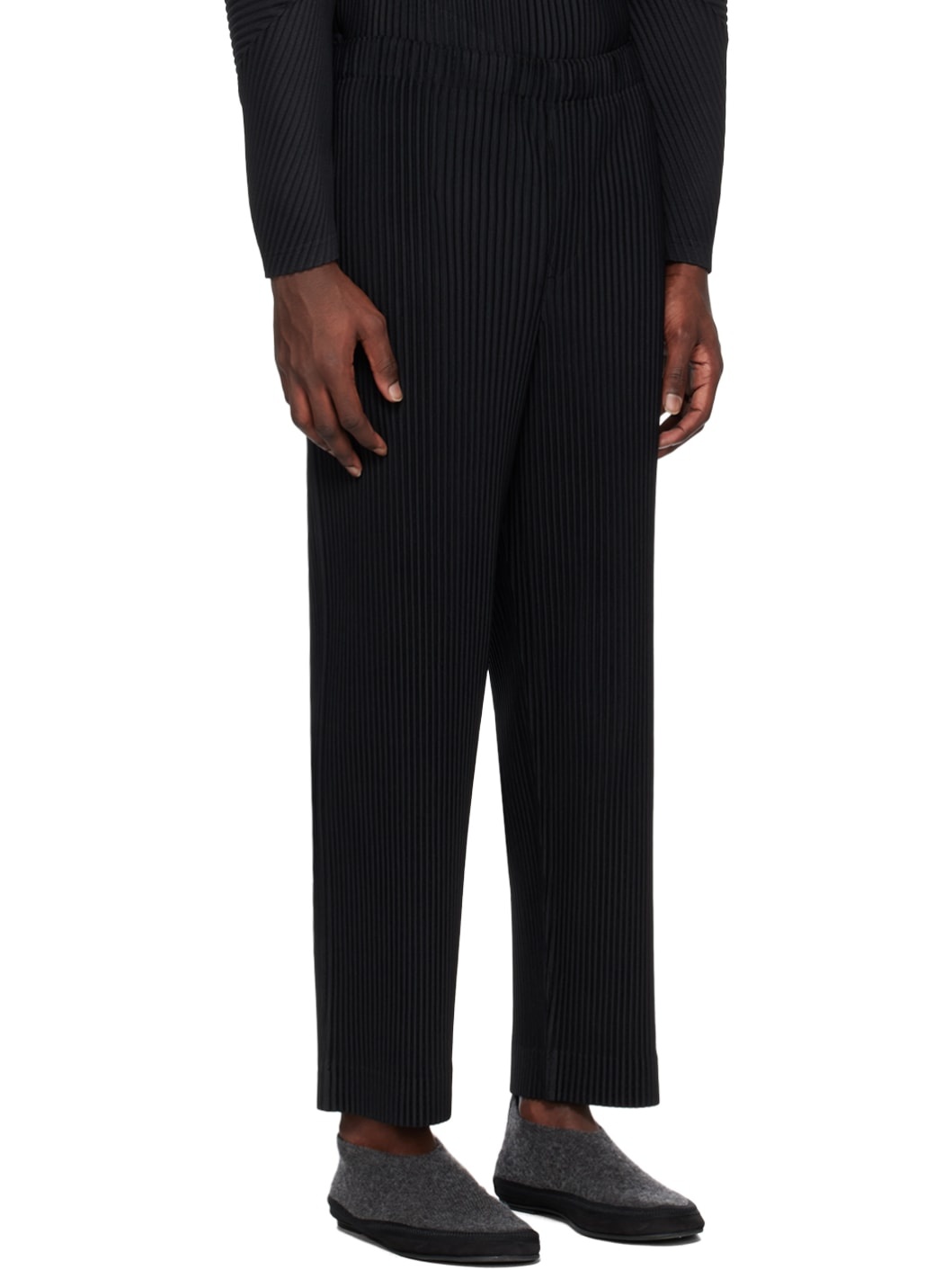 Black Monthly Color January Trousers - 2