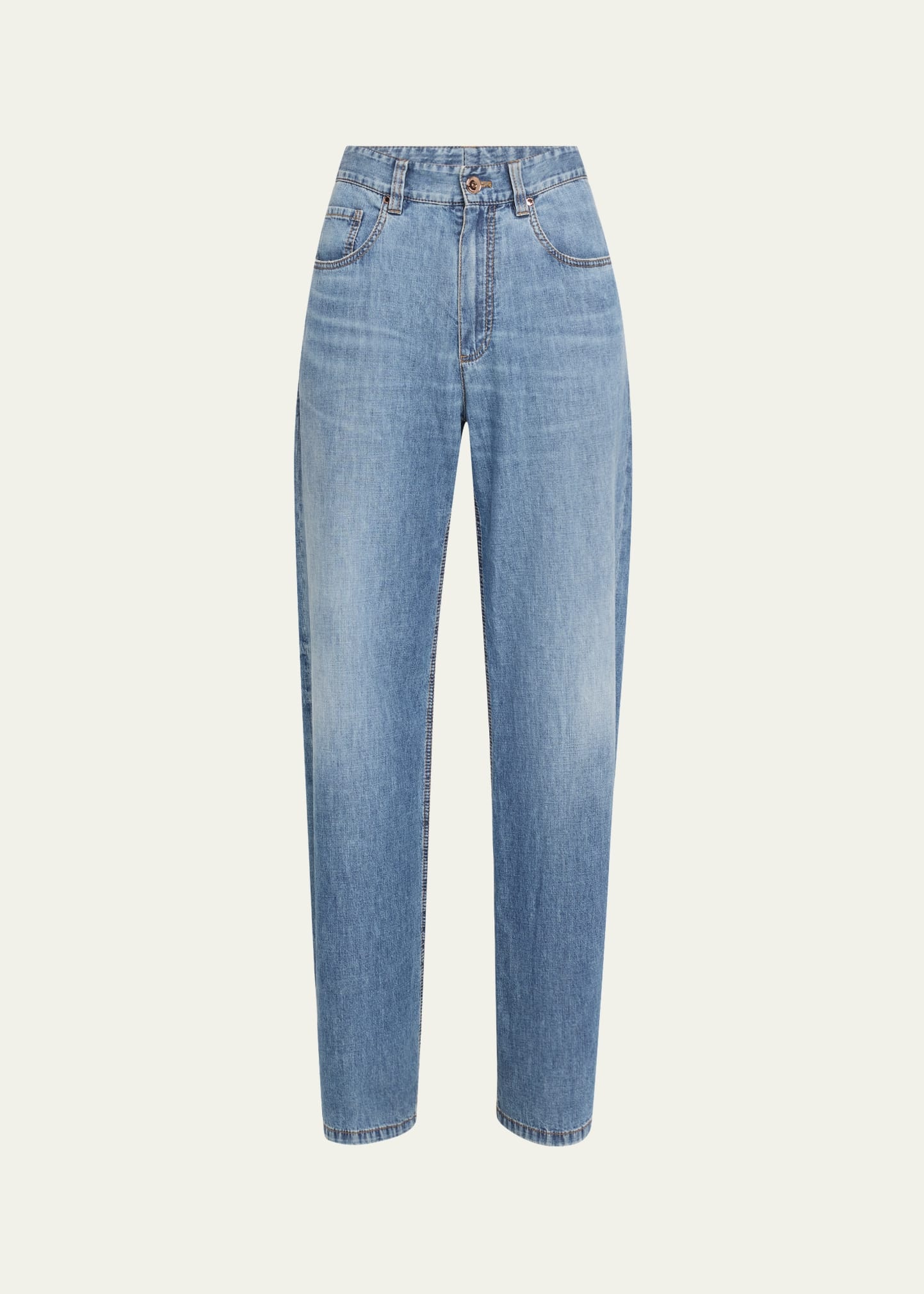Straight Leg Jeans - 1