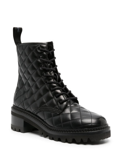 See by Chloé diamond-quilted leather boots outlook