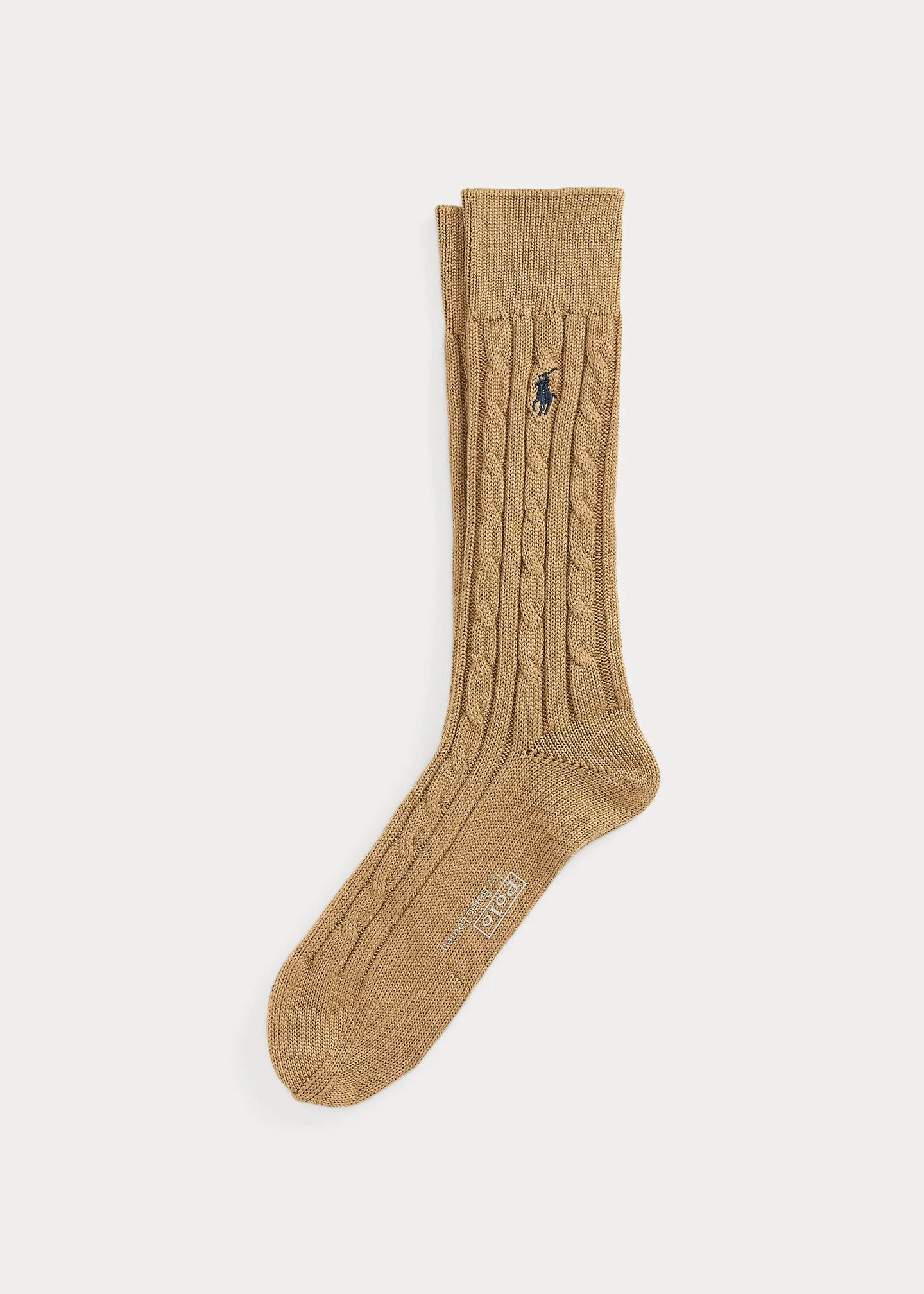 Cable-Knit Cotton-Blend Socks - 1
