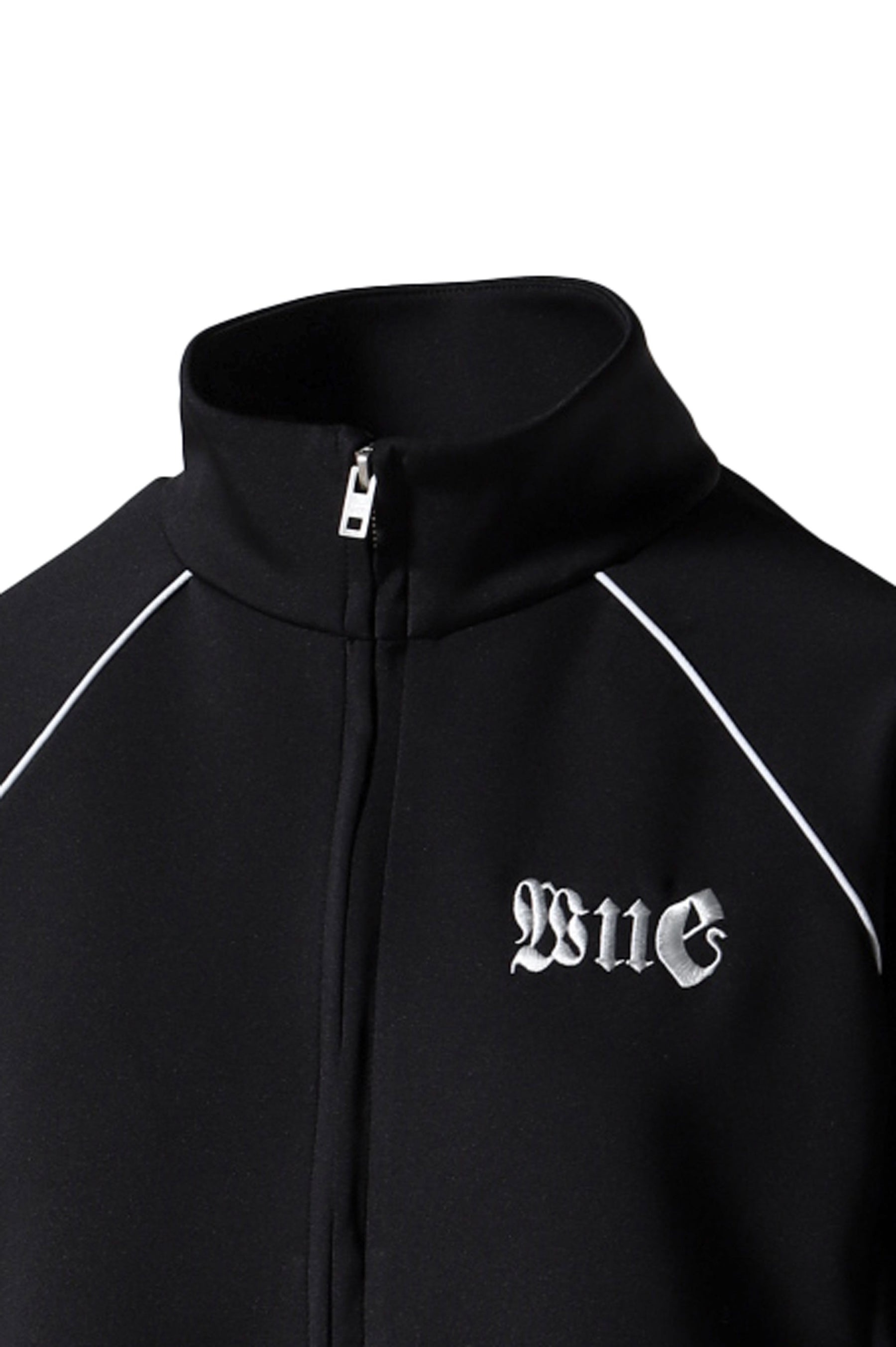 BLACK WOMENS TRACK JACKET / BLK - 4