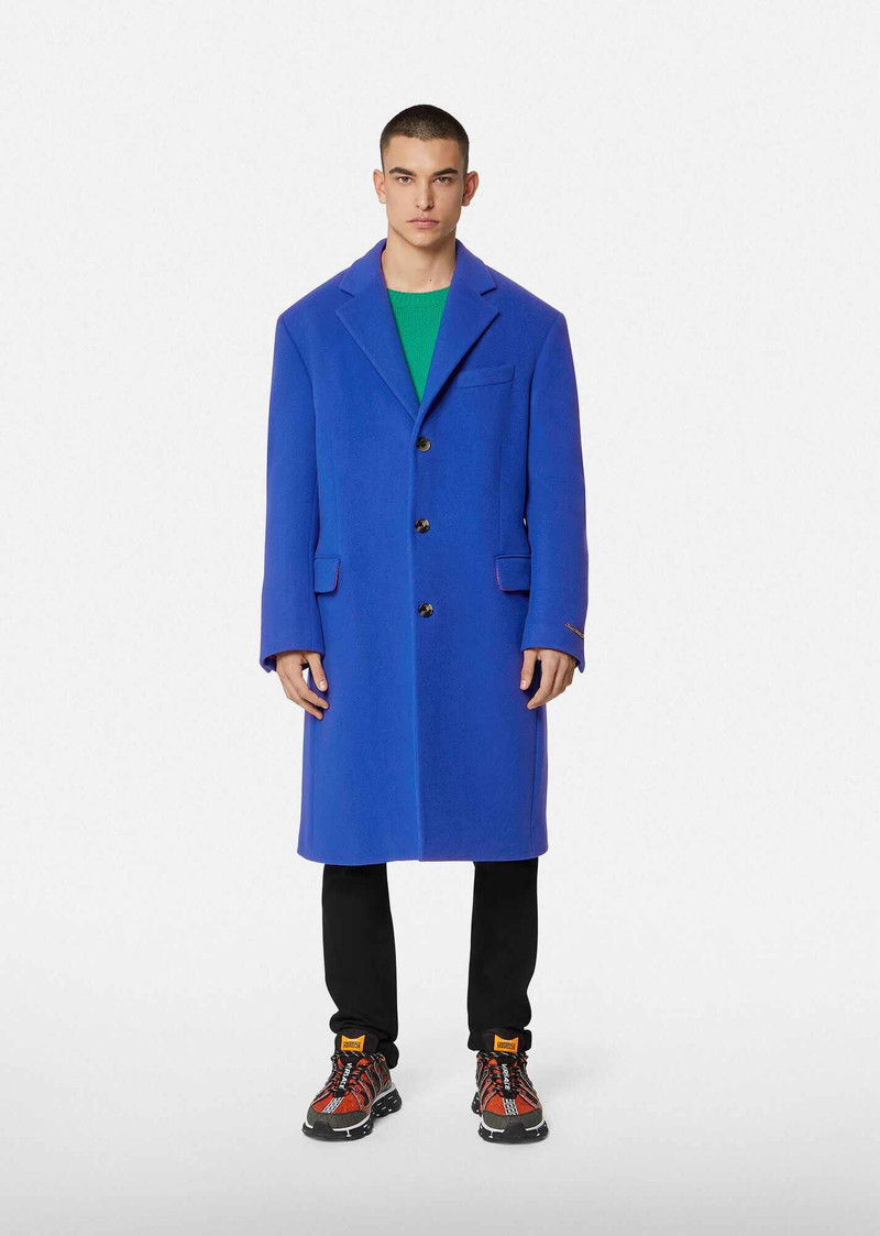 VERSACE Wool Blend Coat outlook