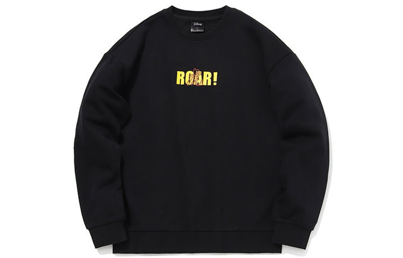 Li-Ning x Disney Crossover Round Neck Pullover 'Black Yellow' AWDQB76-3 - 1