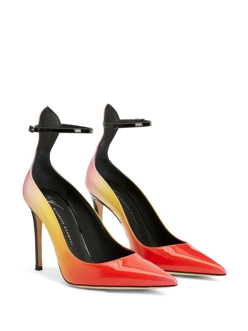 Cohralise patent-leather ombré pumps - 2