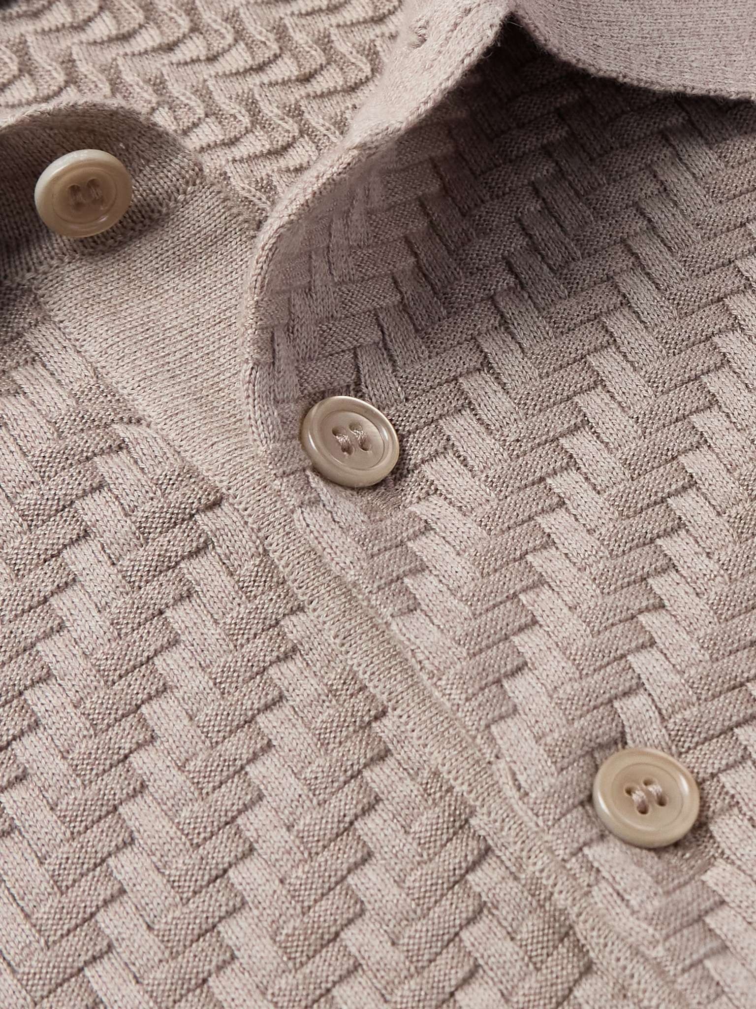 Cotton, Silk and Cashmere-Blend Polo Shirt - 4
