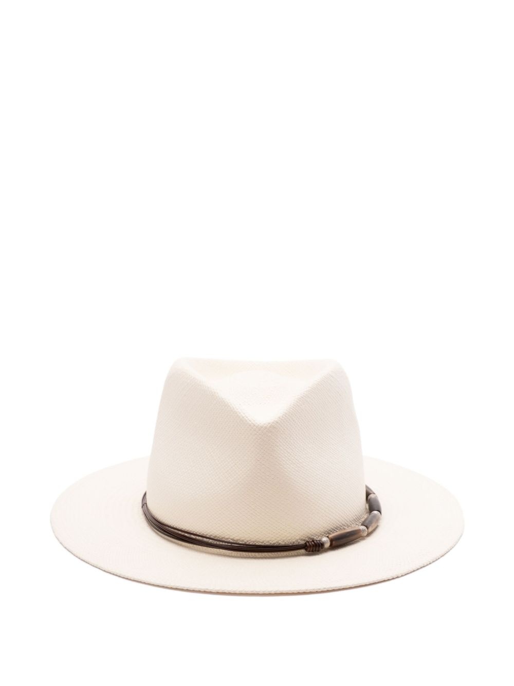 wide-brimmed fedora hat - 1