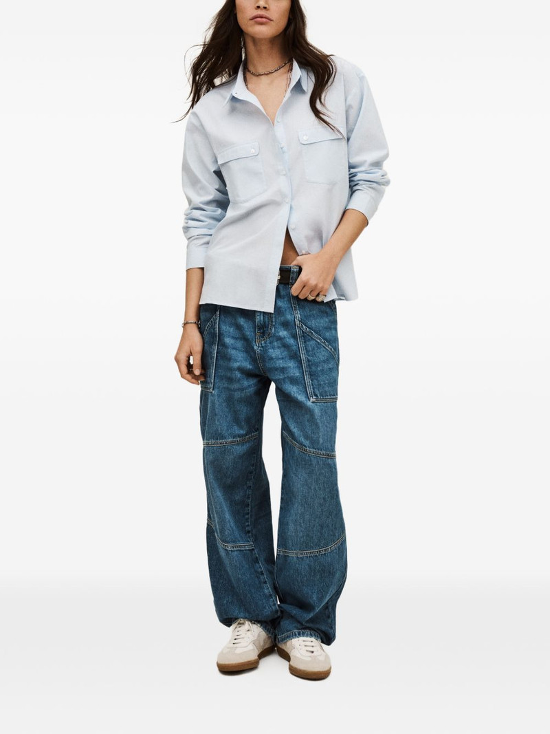 ba&sh Porzia front-pocket buttoned shirt outlook
