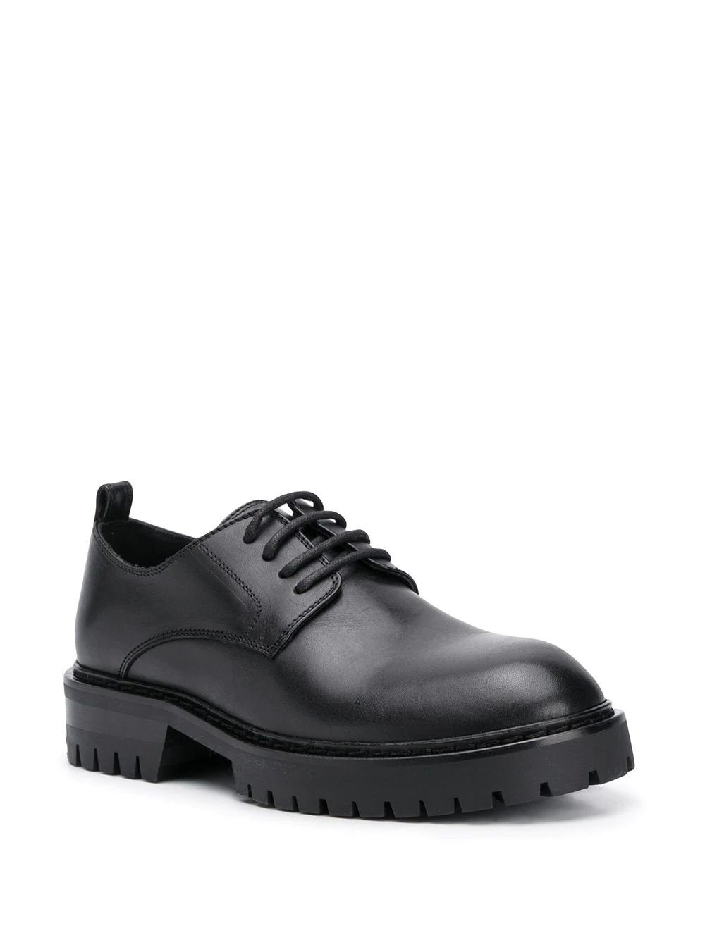 chunky sole lace-up shoes - 2