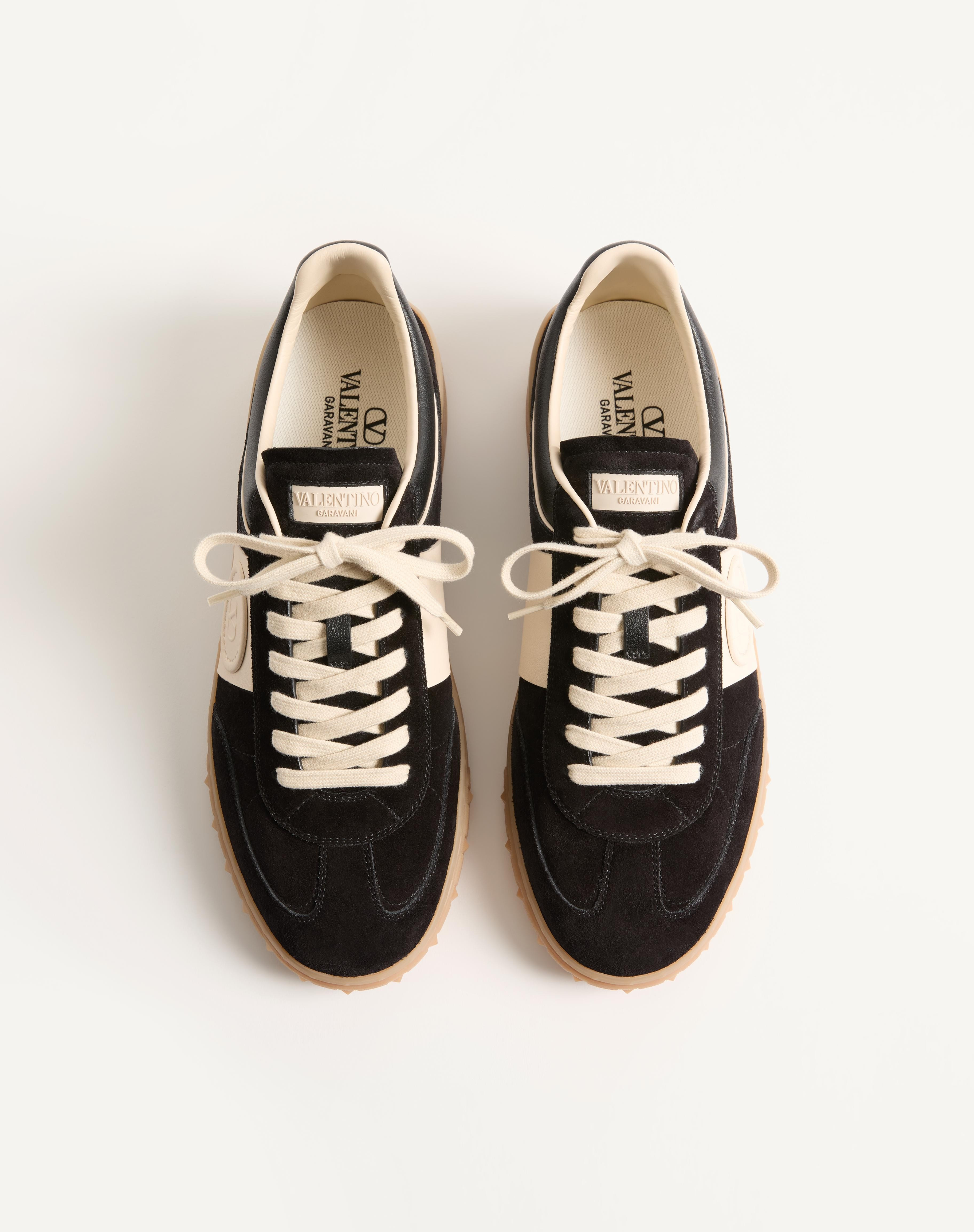 UPVILLAGE LOW TOP SNEAKER IN SPLIT LEATHER AND CALFSKIN NAPPA LEATHER - 5