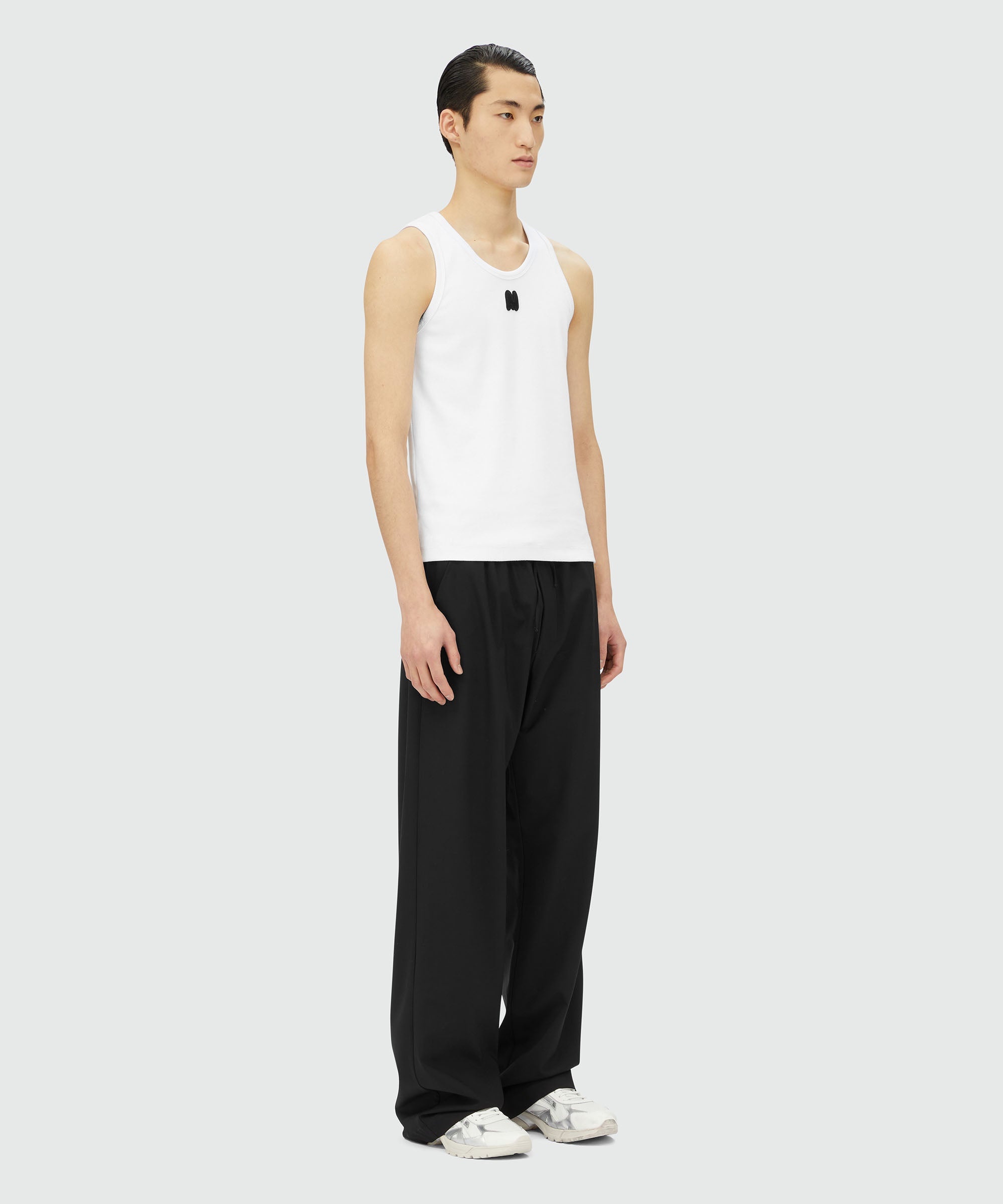 Ribbed jersey "TheMwave" taknk top - 4