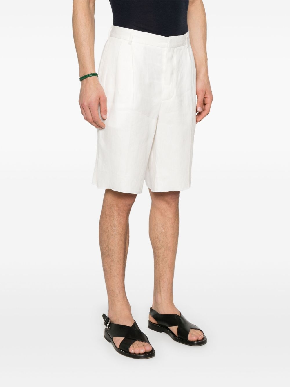 linen shorts - 3