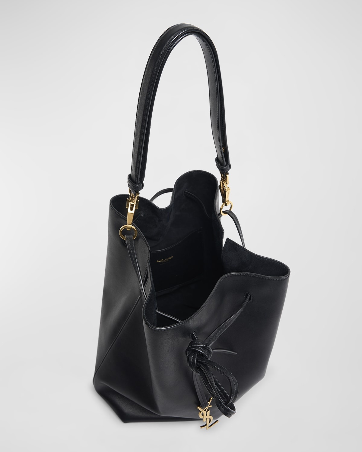 Paris VII YSL Pochon Shoulder Bag in Lambskin Leather - 3