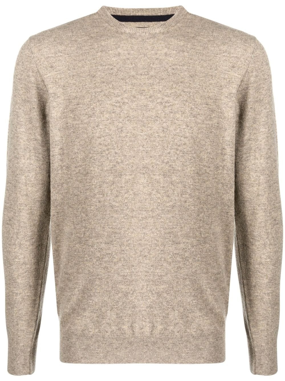 embroidered-logo wool jumper - 1