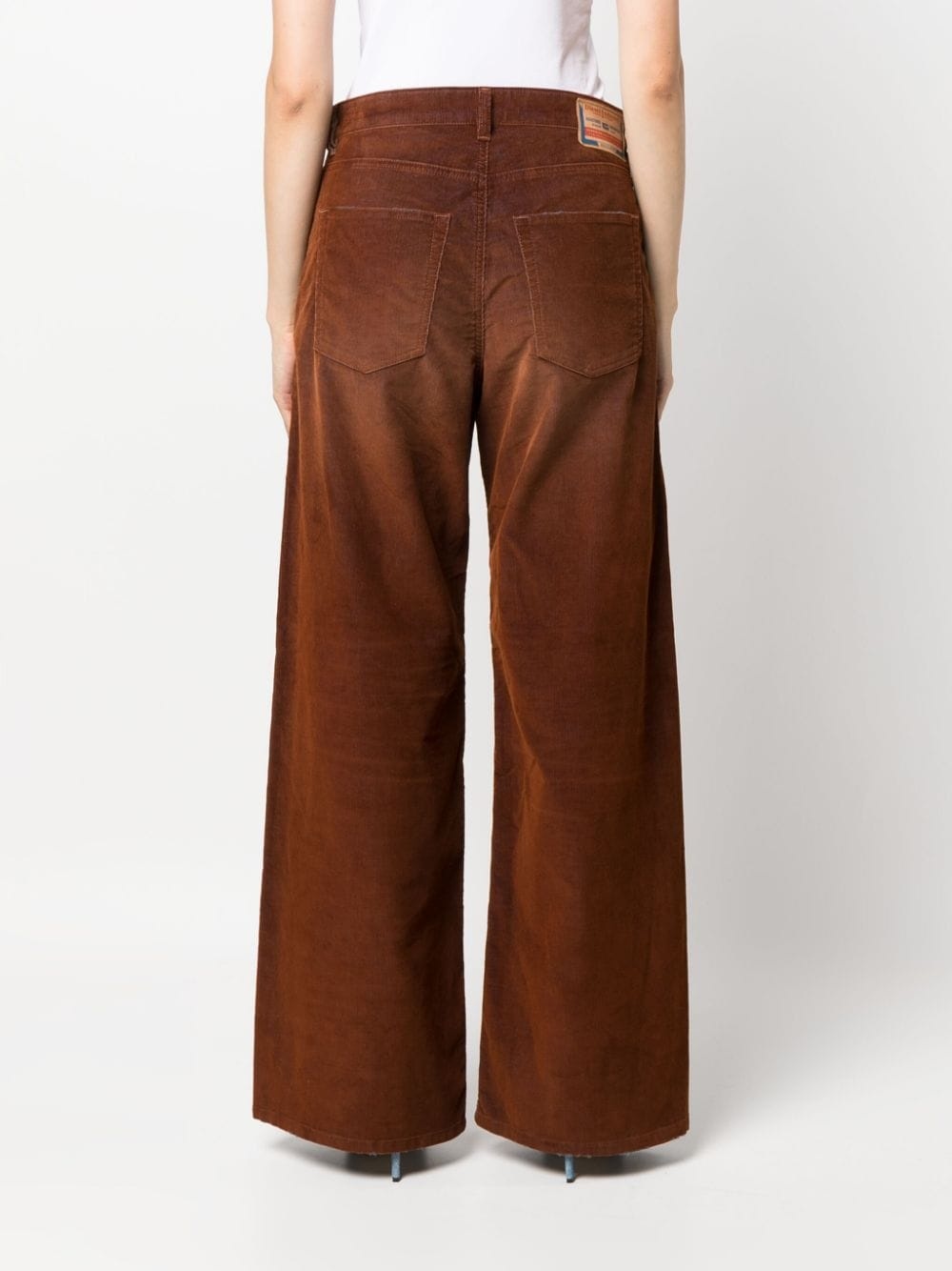 1996 D-Sire corduroy flared-leg trousers - 4