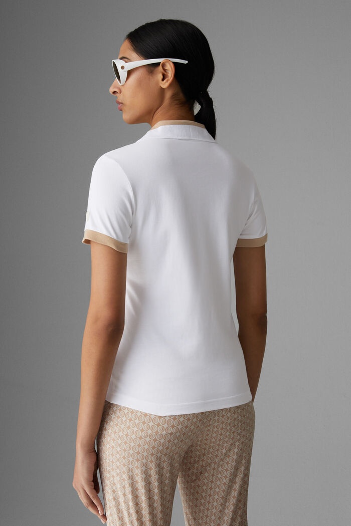 Luma Functional polo shirt in White/beige - 3