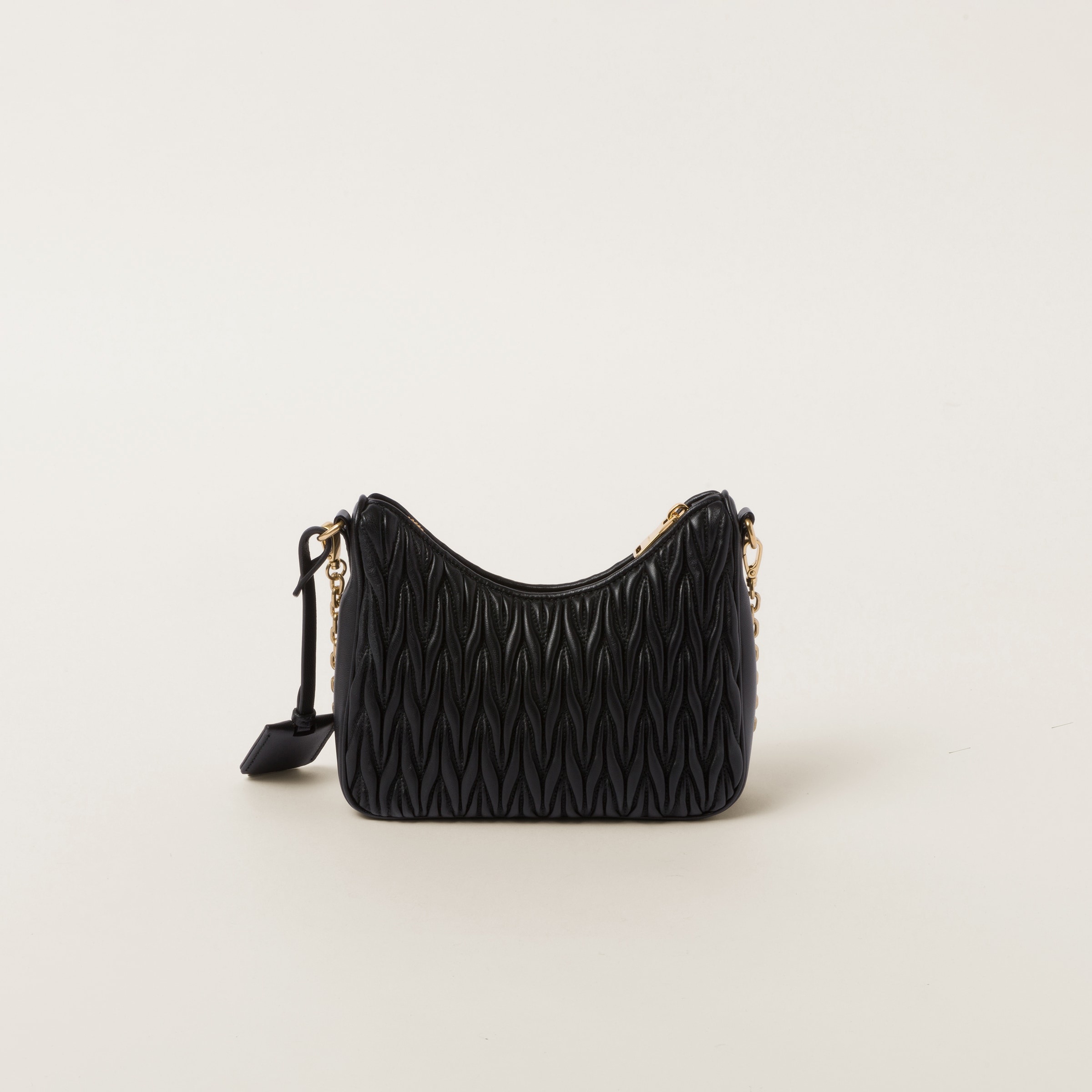 Miu Miu Matelassé nappa leather shoulder bag | REVERSIBLE