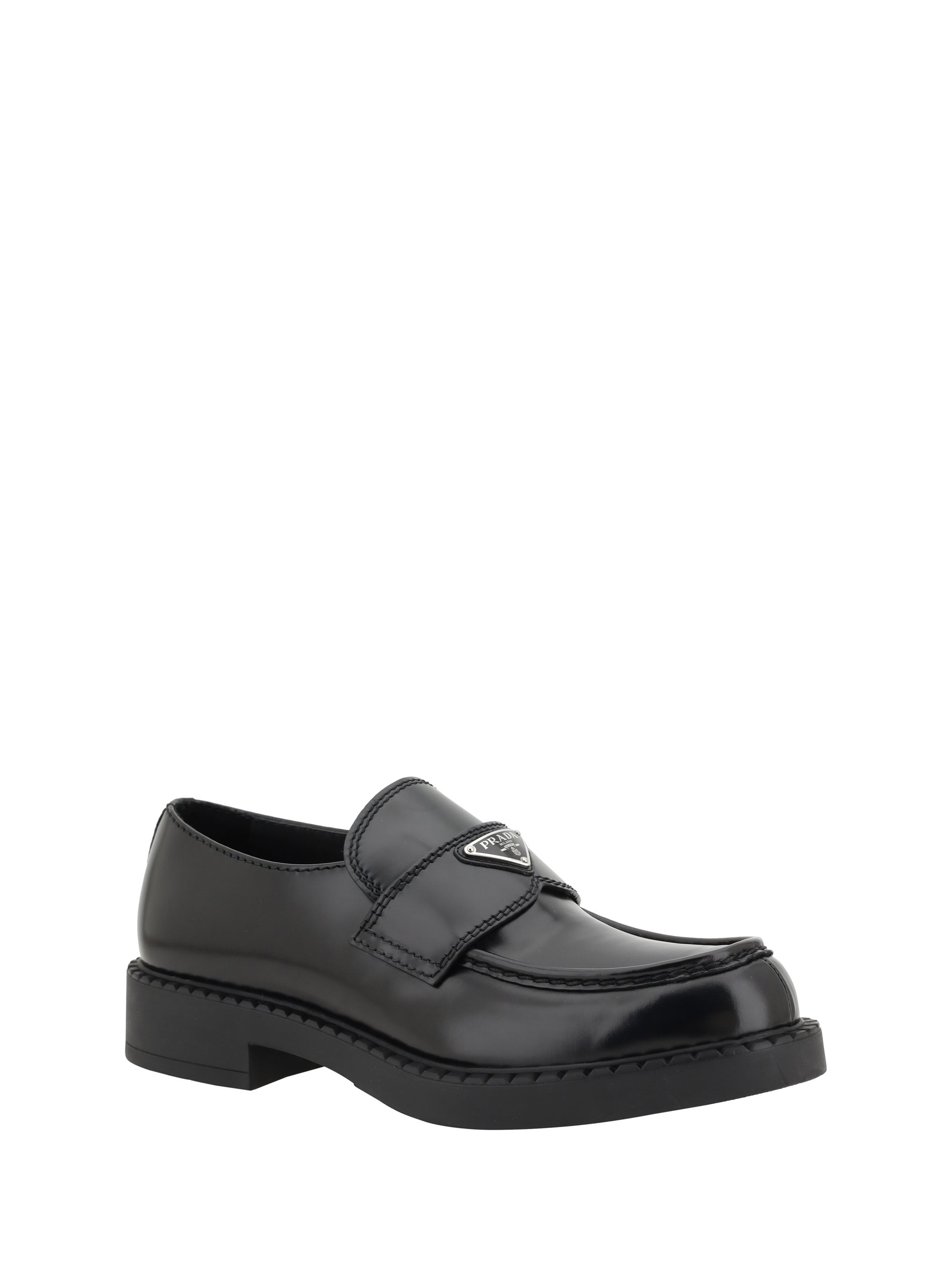 Prada Men Leather Loafers - 2