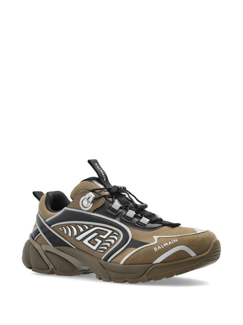 Balmain Cosmic Dust panelled sneakers outlook