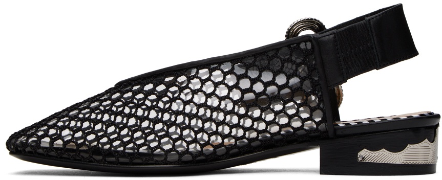 SSENSE Exclusive Black Pin-Buckle Loafers - 3