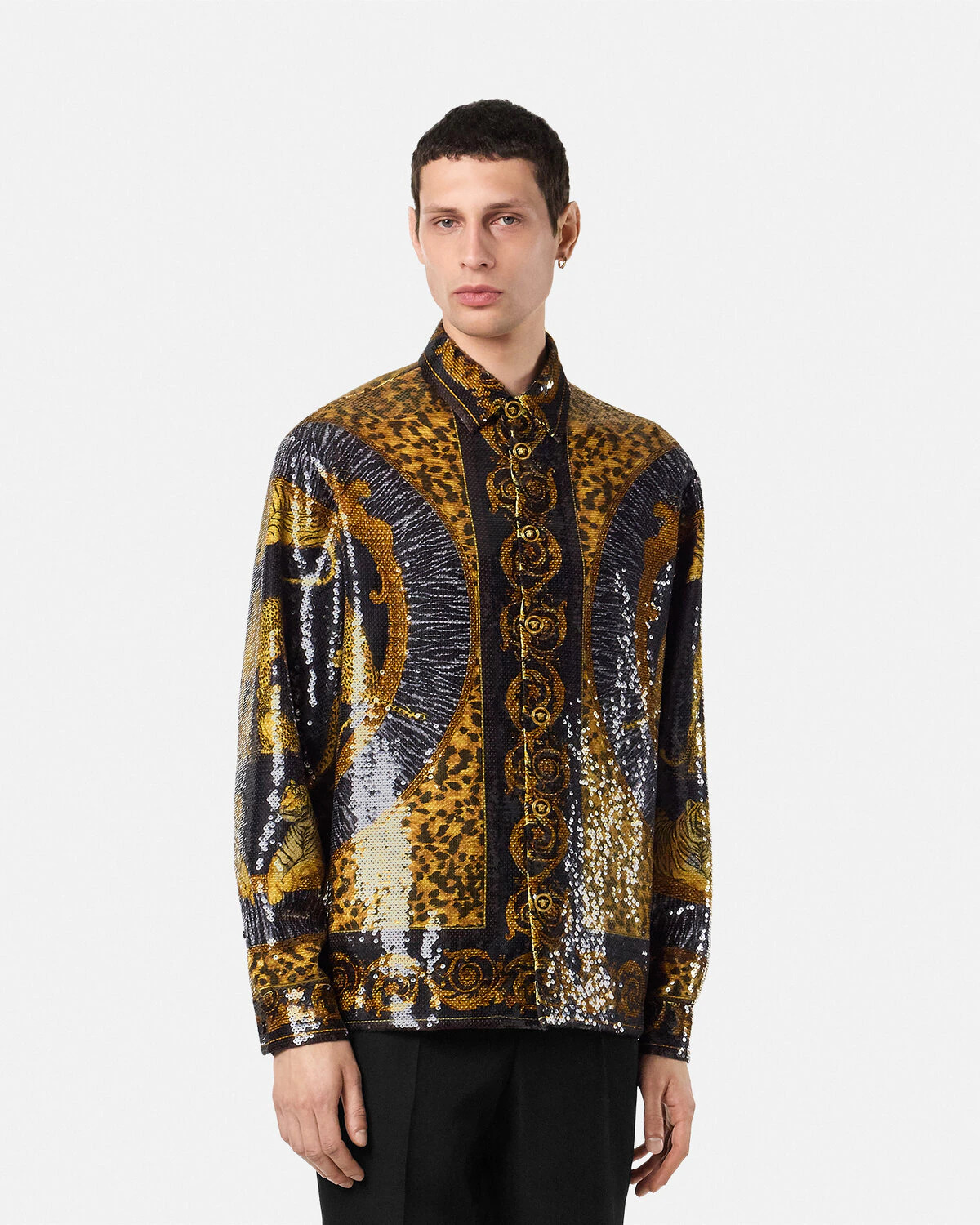 Embroidered Wild Cats Overshirt - 4