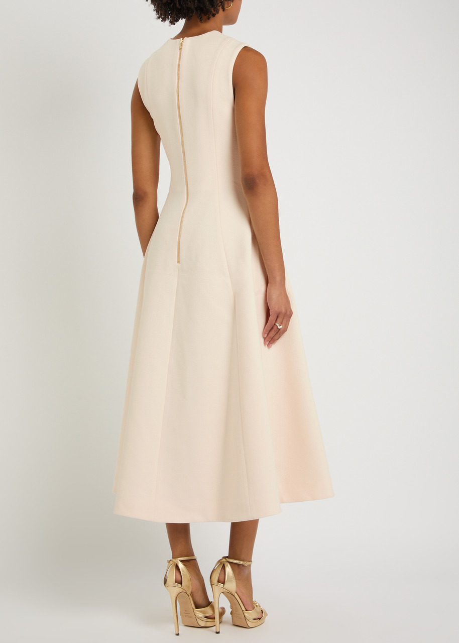 Rebecca Vallance Freja Cut-out Crepe Midi Dress - 3