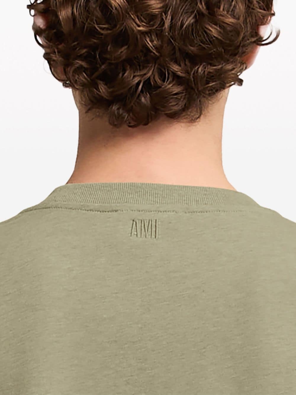 logo-embroidered organic cotton T-shirt - 6
