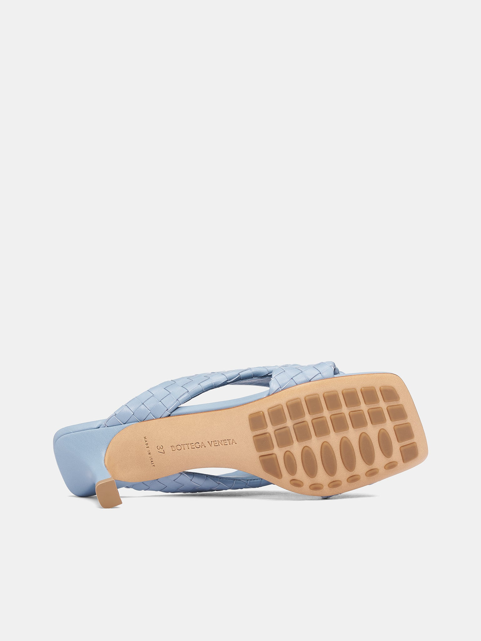 Blue Intrecciato Riva Mule Sandals - 6