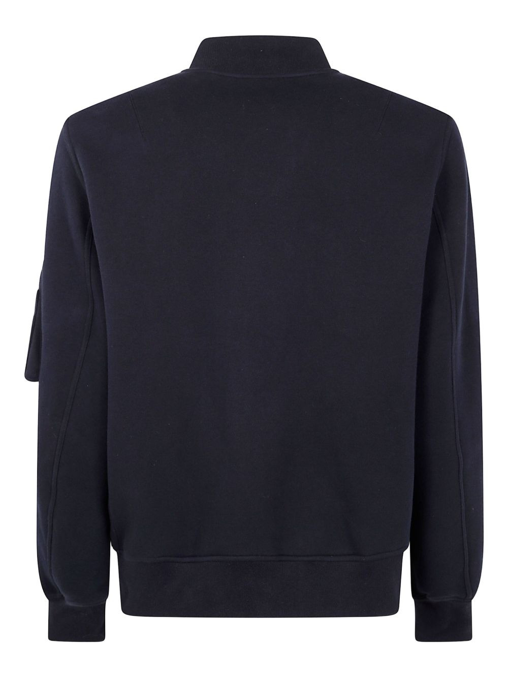 zip-fastening pocket bomber jacket - 2
