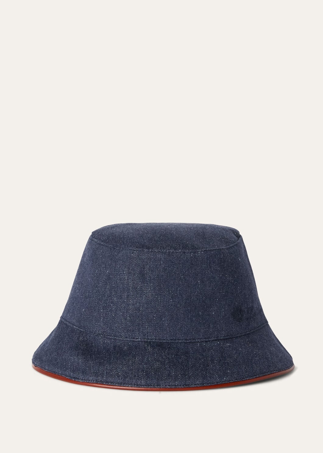 Denim Flower Bucket Hat - 1
