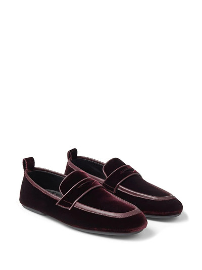 JIMMY CHOO Buxton suede loafers outlook