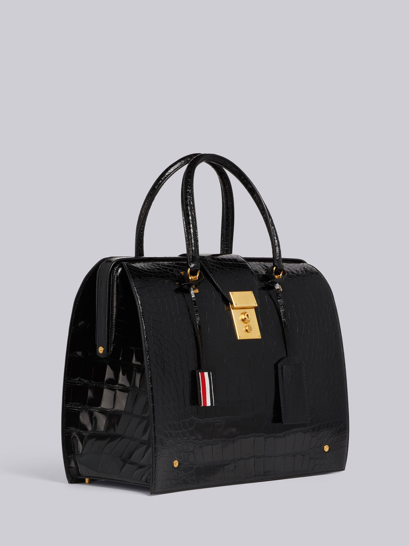 Mr. Thom Bag In Black Alligator 3