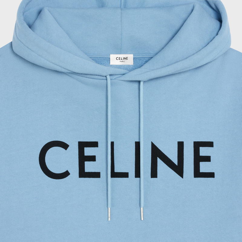 LOOSE CELINE HOODIE IN COTTON FLEECE 3