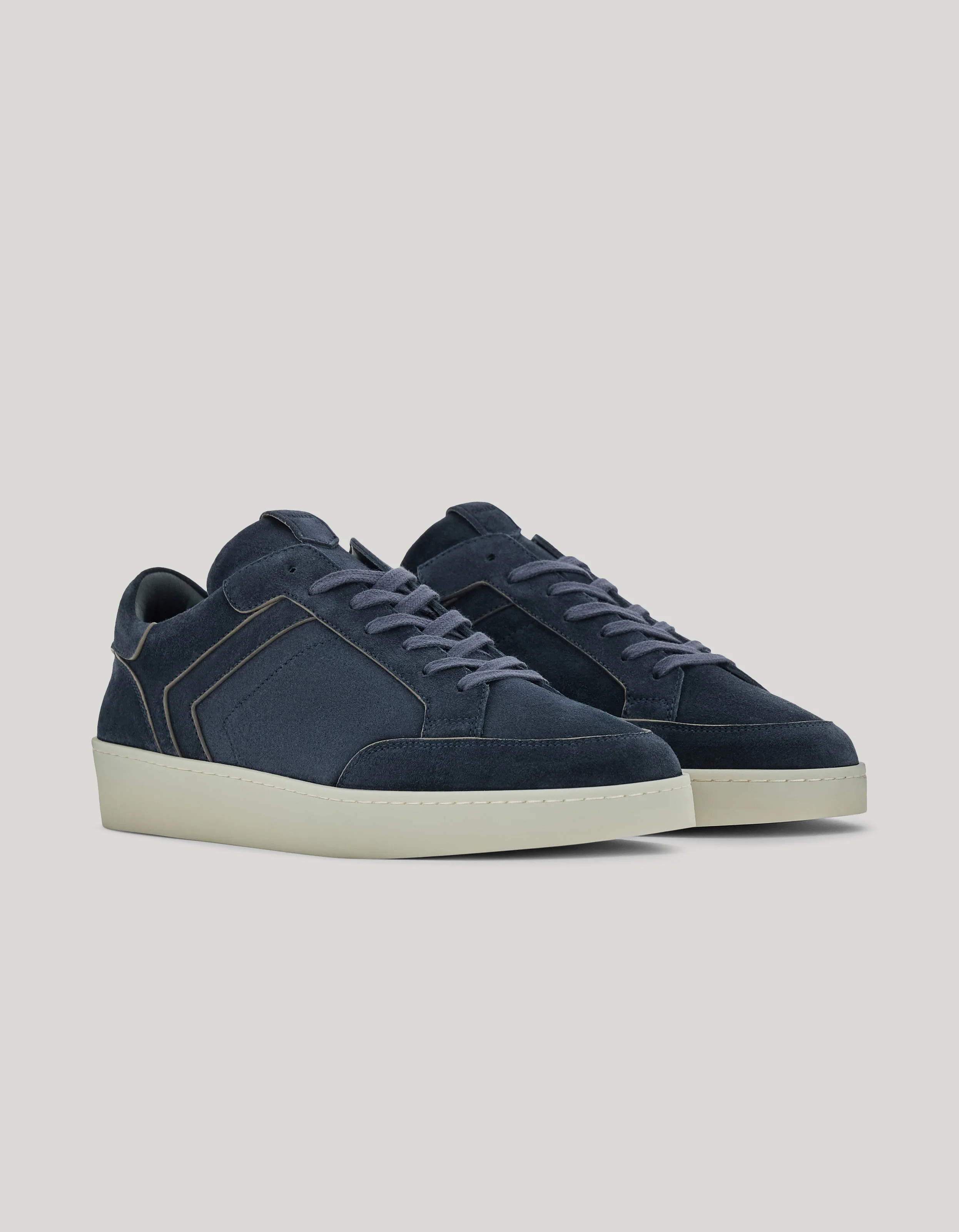 CANALI NUVOLA BLUE SUEDE SNEAKERS - 1