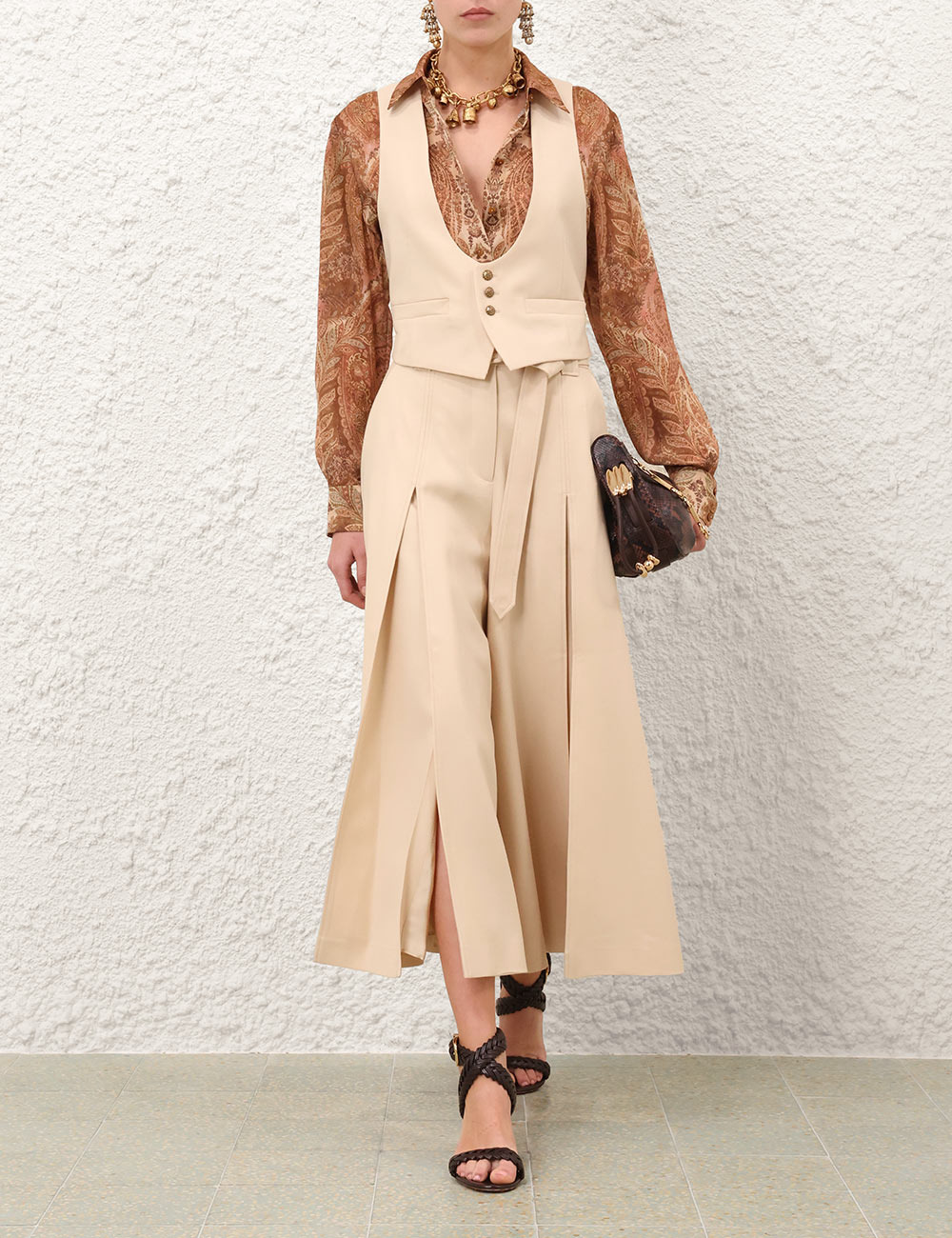 HYPNOTIC WOOL CULOTTE - 2