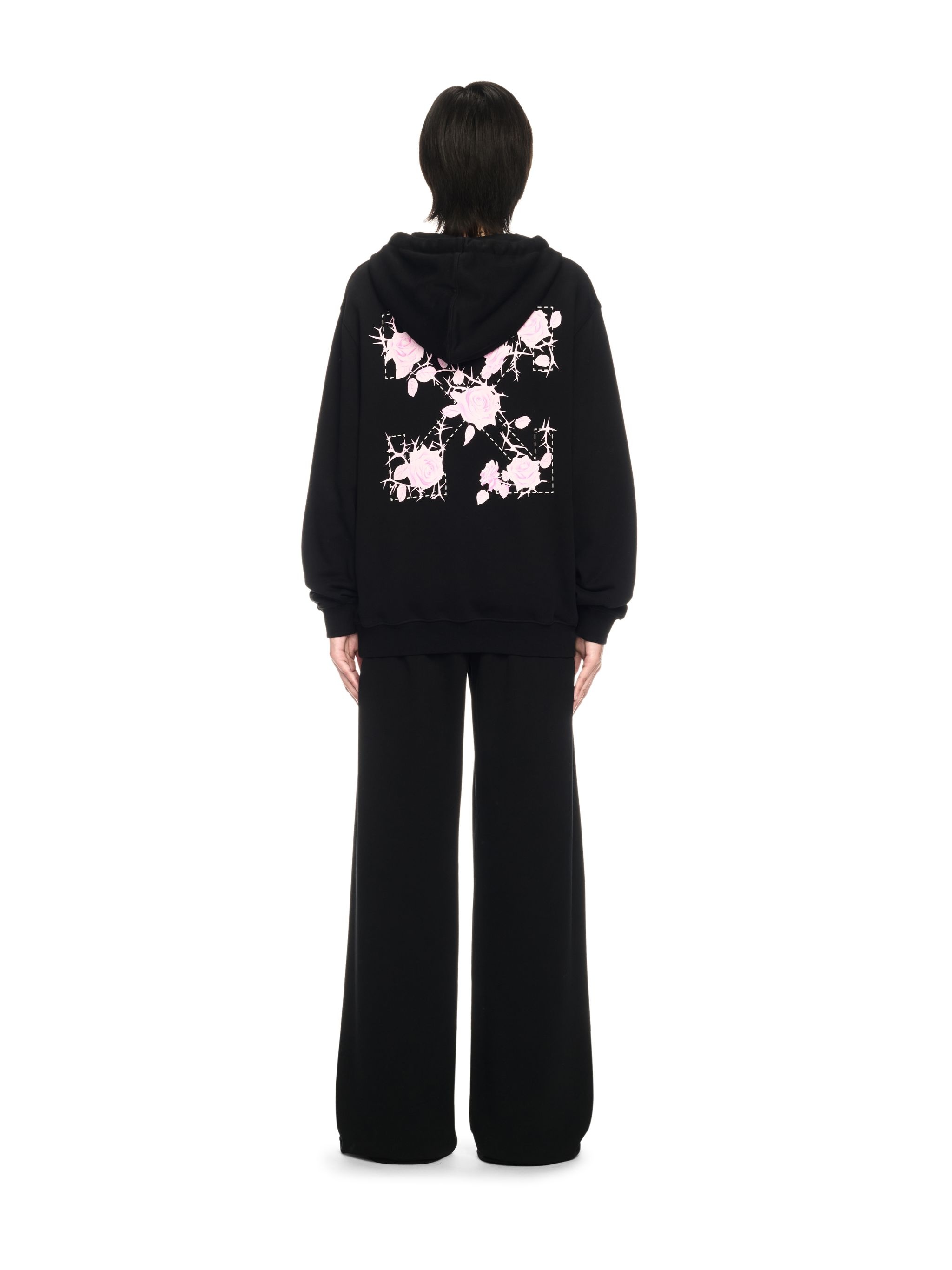 Black Rose Arrow Hoodie - 4
