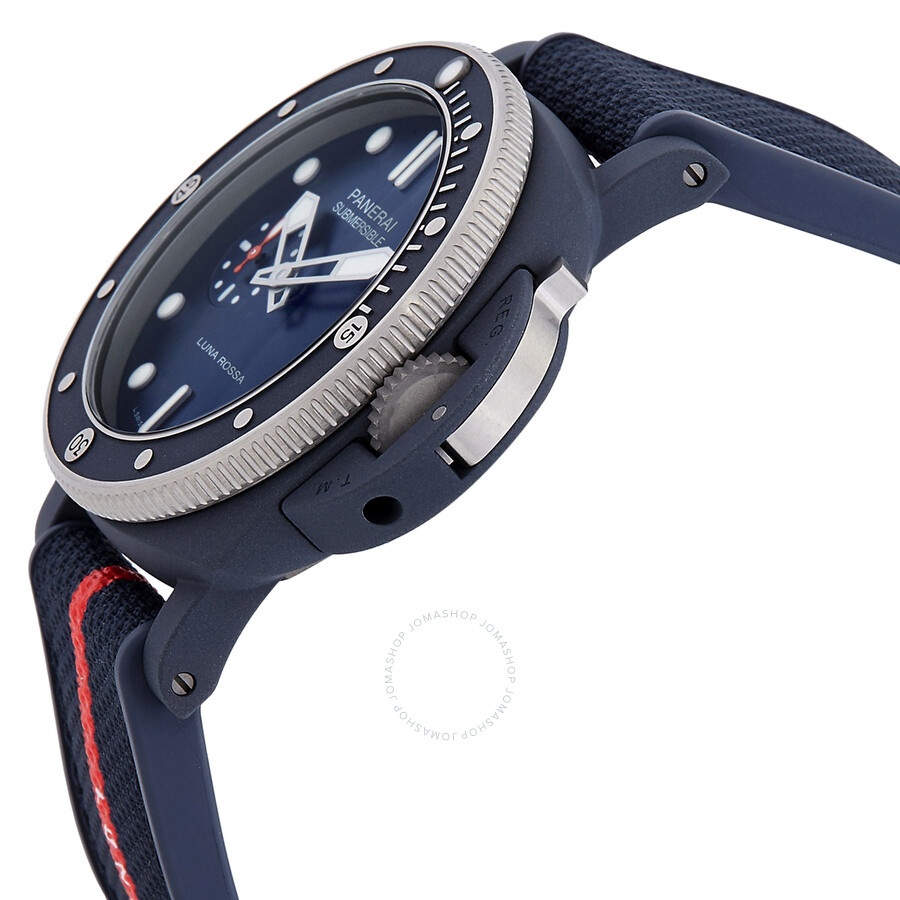 Panerai Submersible QuarantaQuattro Automatic Blue Dial Men's Watch PAM01466 - 2
