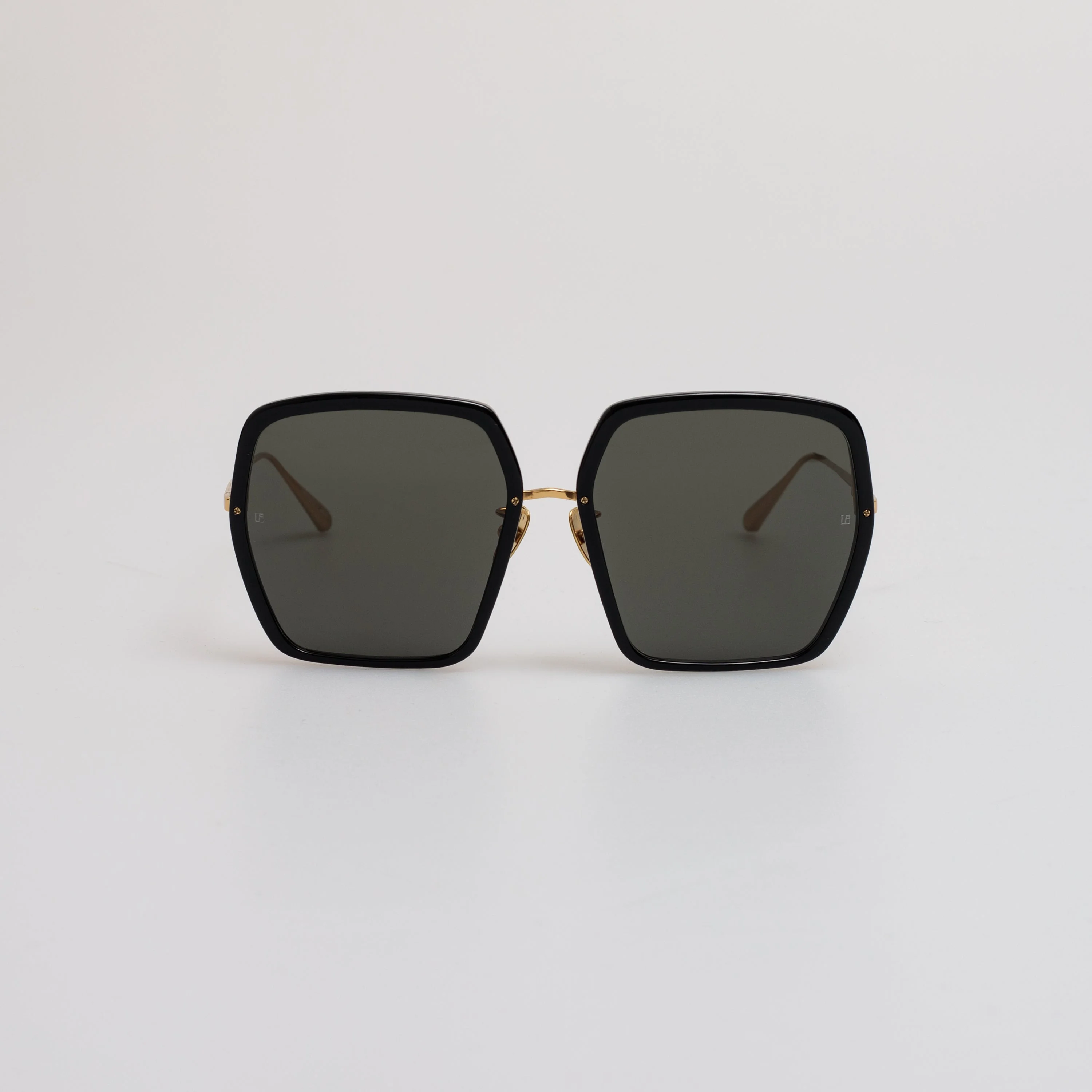 Syan Oversize Sunglasses in Black - 1