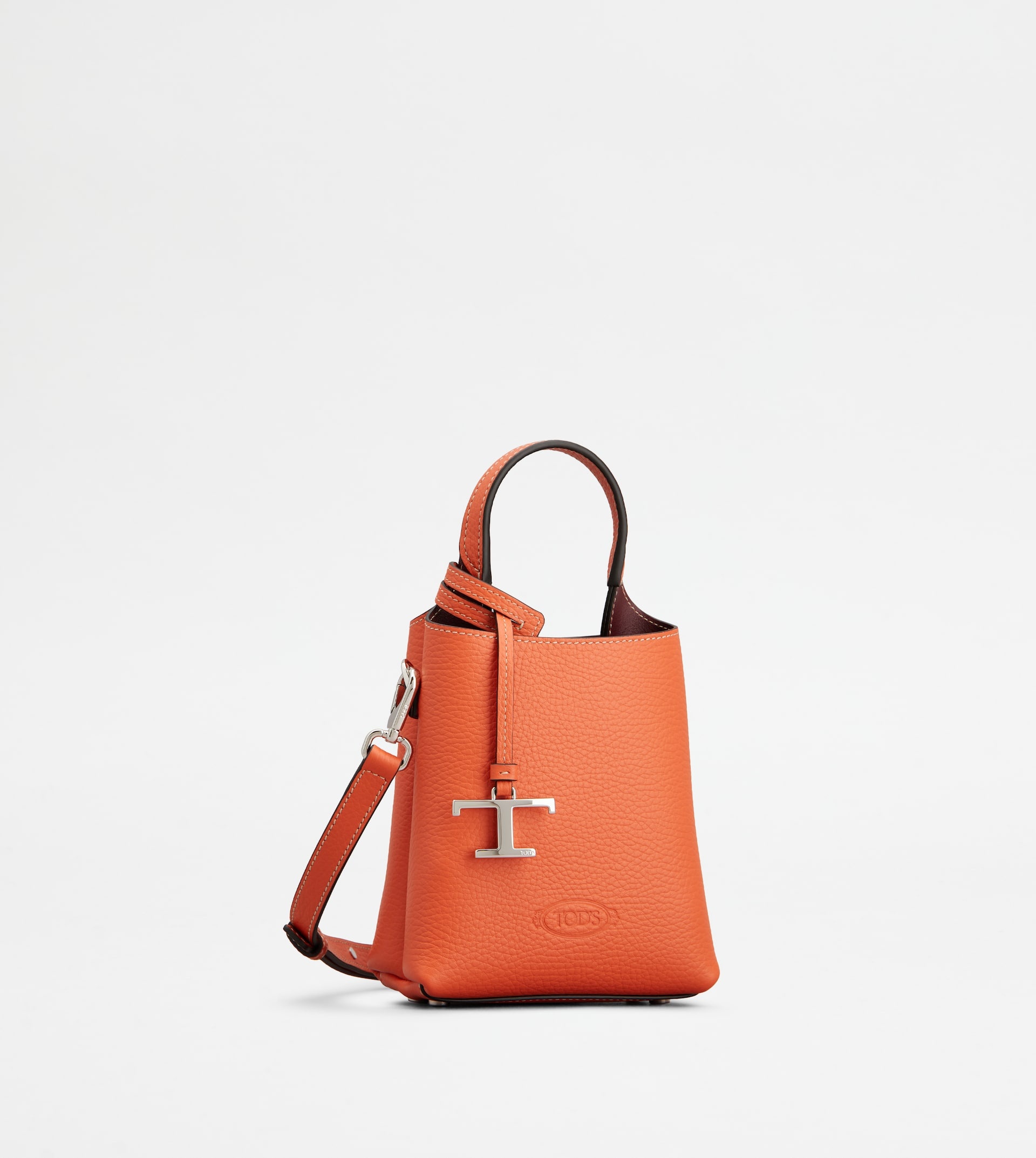 TOD'S MICRO BAG IN LEATHER - RED - 2