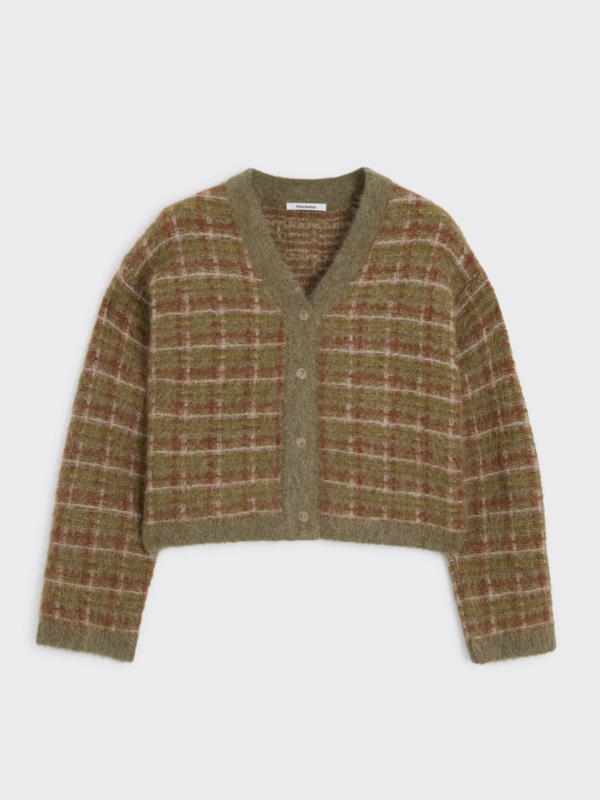 Kate Check Cardigan - 1