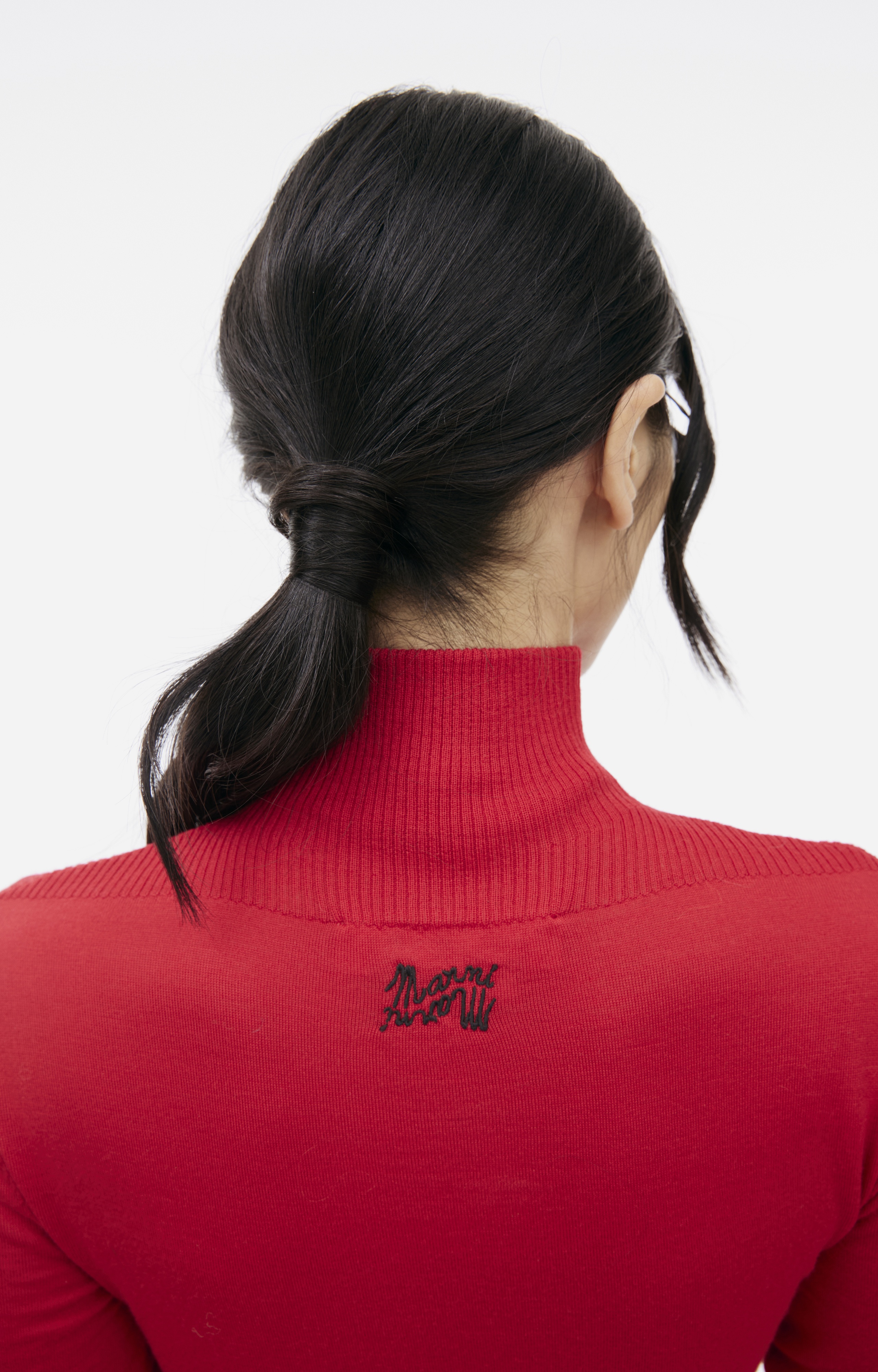 RED WOOL TURTLENECK - 4