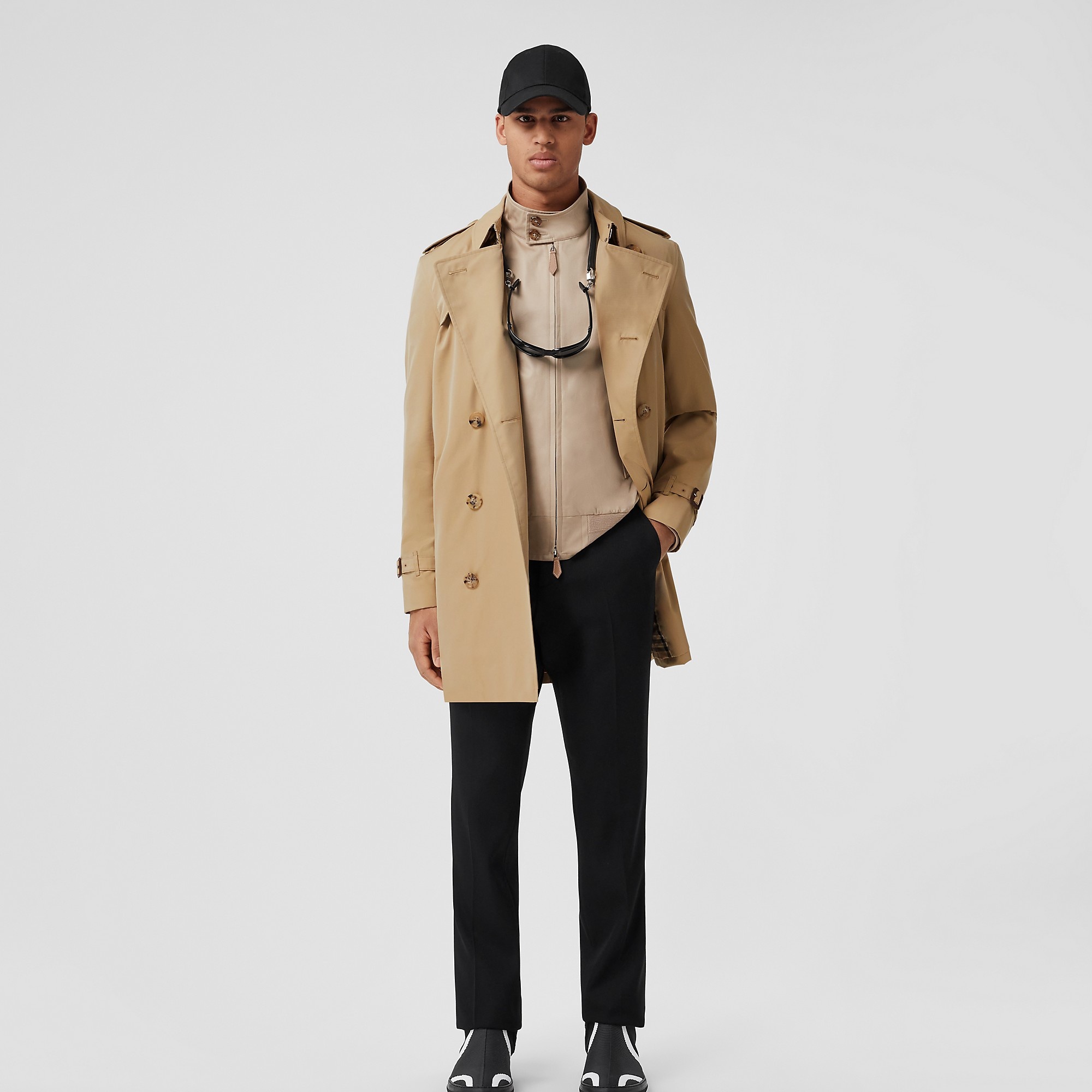 Burberry coat short on sale