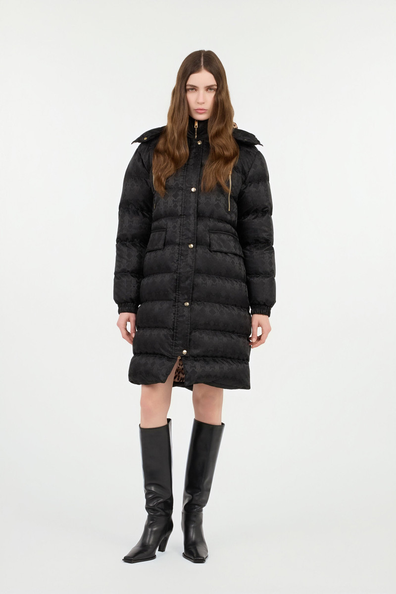 Black Monogram RC Long Down Jacket 3
