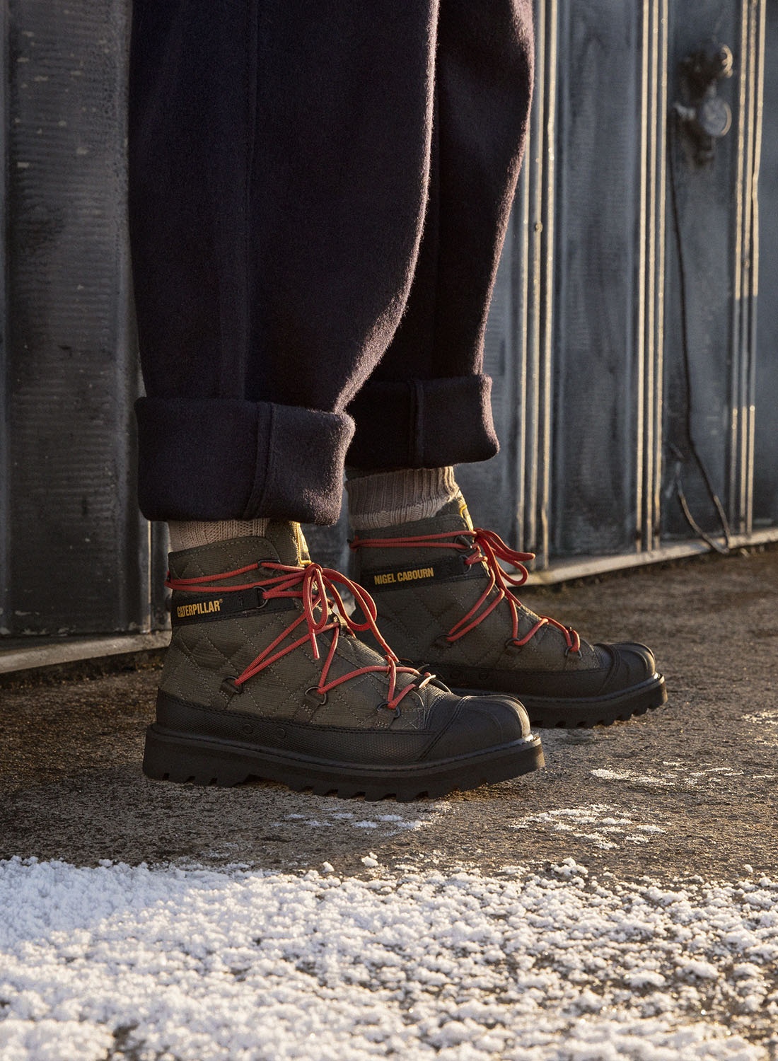 CAT Footwear x Nigel Cabourn Omaha Lace in Olive Night - 3