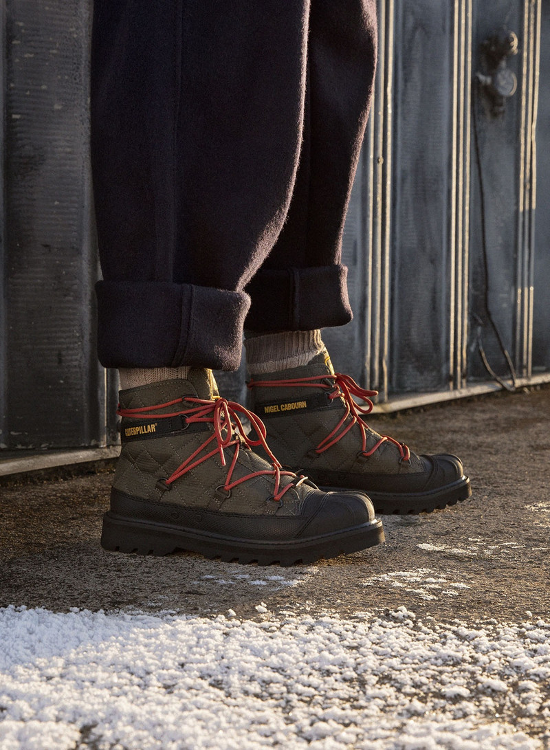 CAT Footwear x Nigel Cabourn Omaha Lace in Olive Night 3