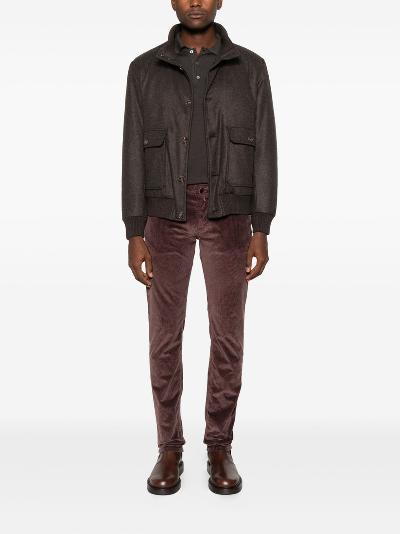 Canali button-placket polo shirt outlook