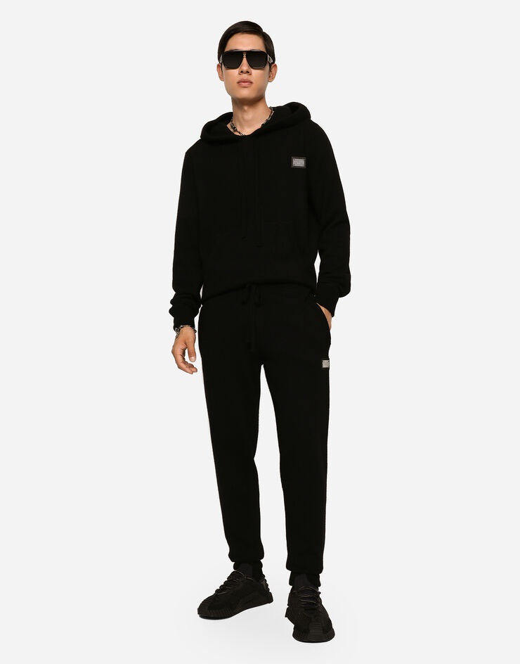 Wool and cashmere hooded sweater - 4